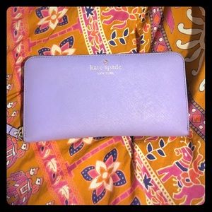 Kate Spade pastel purple wallet